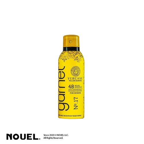 اسپری دئودورانت زنانه ورساچه یلو دیاموند گارنت | Garnet Versace Yellow Diamond
